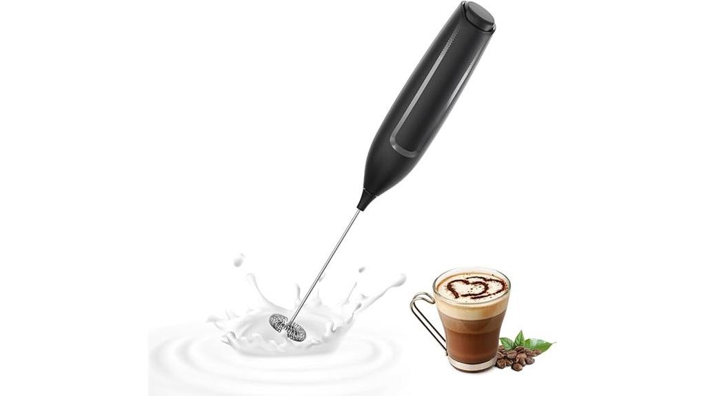 handheld battery powered milk frother
