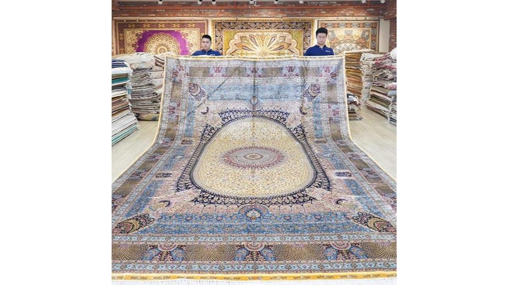 handmade 10x14 medallion rug