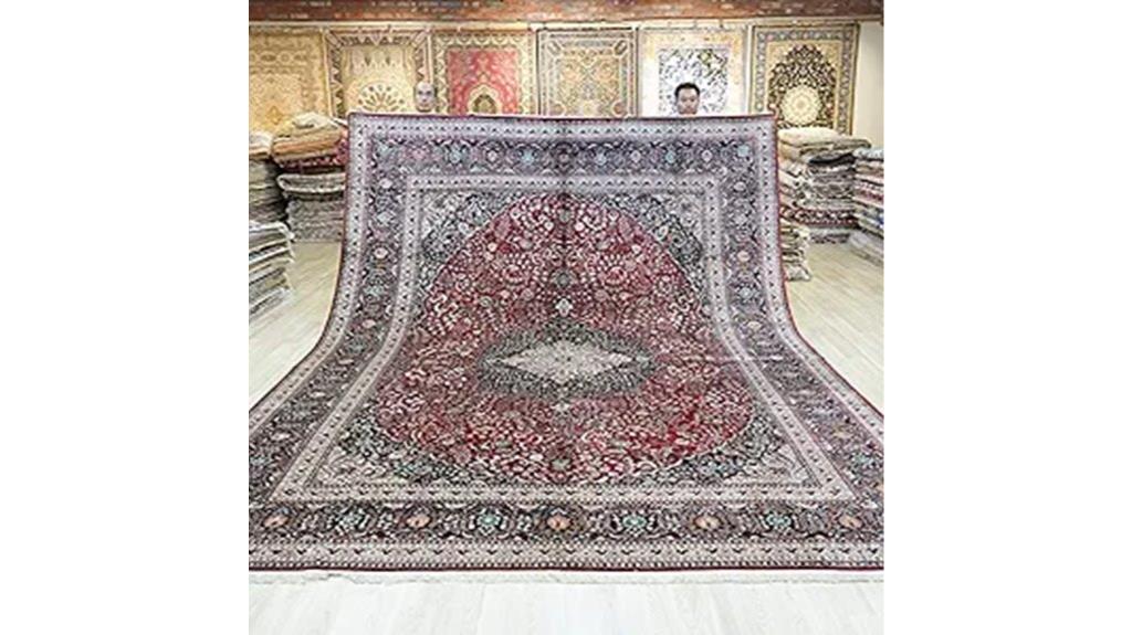 handmade medallion area rug