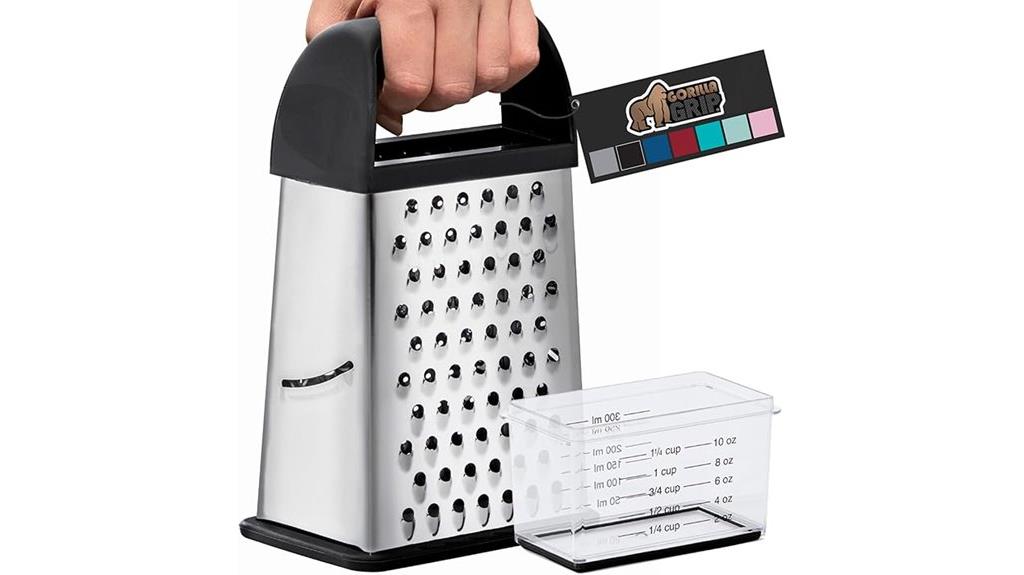 heavy duty grater with container
