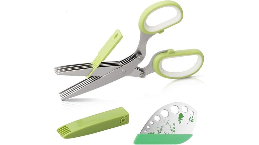 herb scissors with blades
