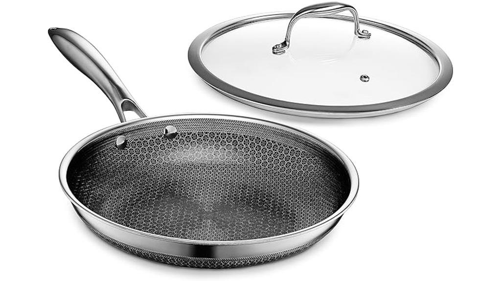 hexclad 10 inch nonstick frying pan
