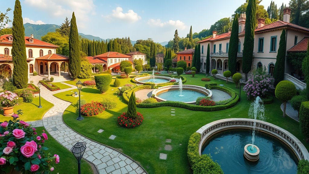 historic gardens blend tradition