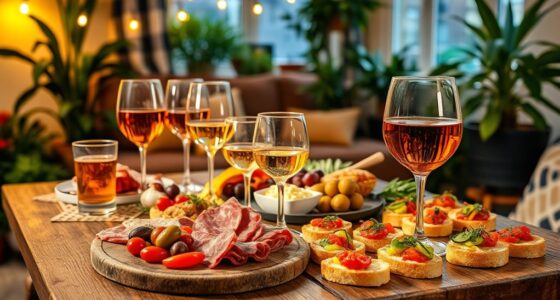 host casual evening gathering