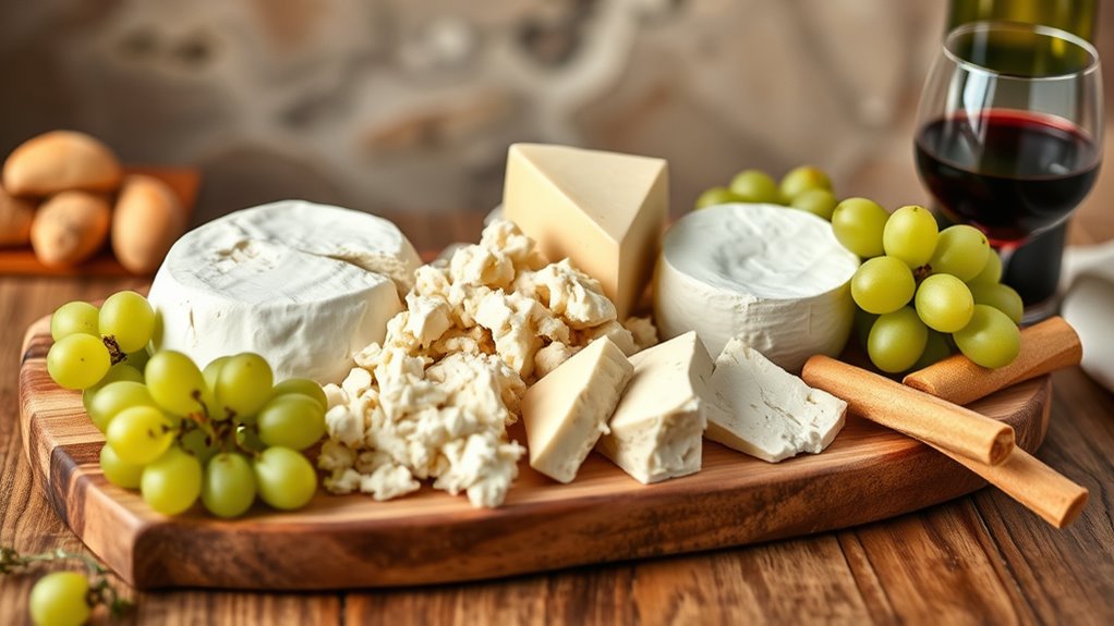 italian cheese aging and textures