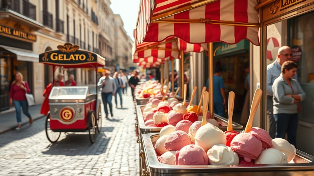 italian gelato cart origins