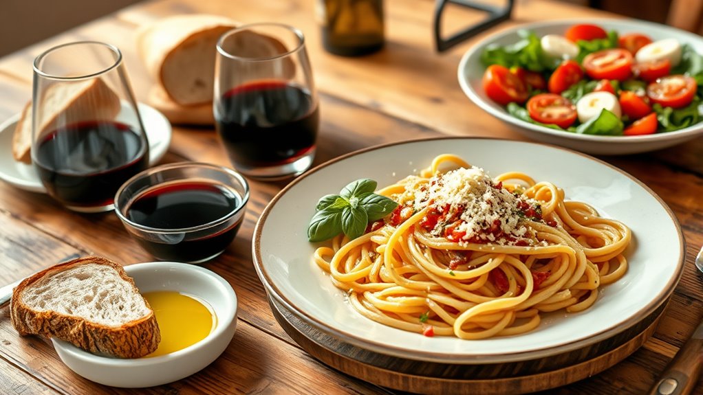 italian meal portion sizes