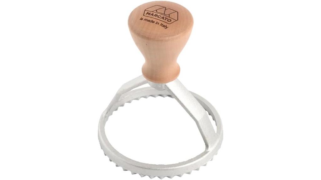 italian silver ravioli stamp