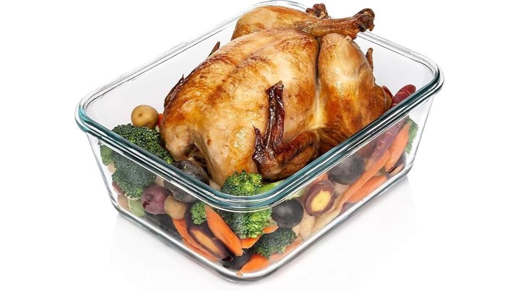large 3300ml glass containers