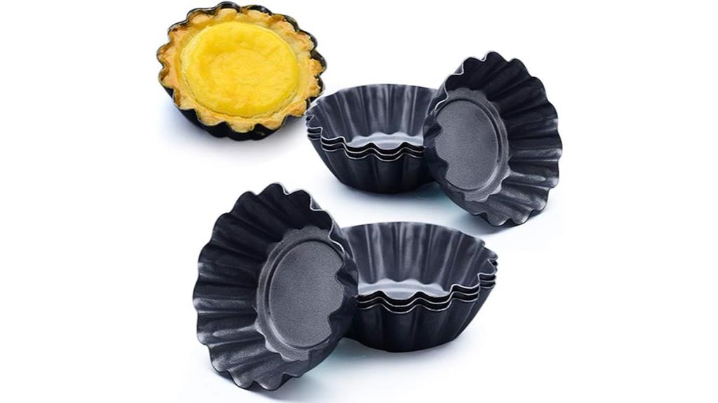 large egg tart molds