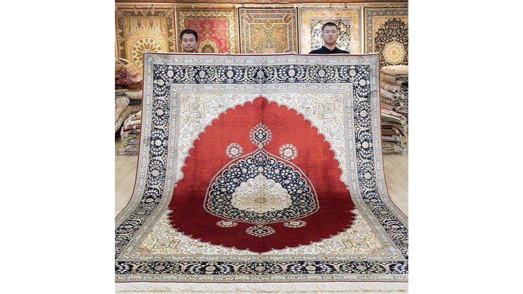 large handmade silk rugs