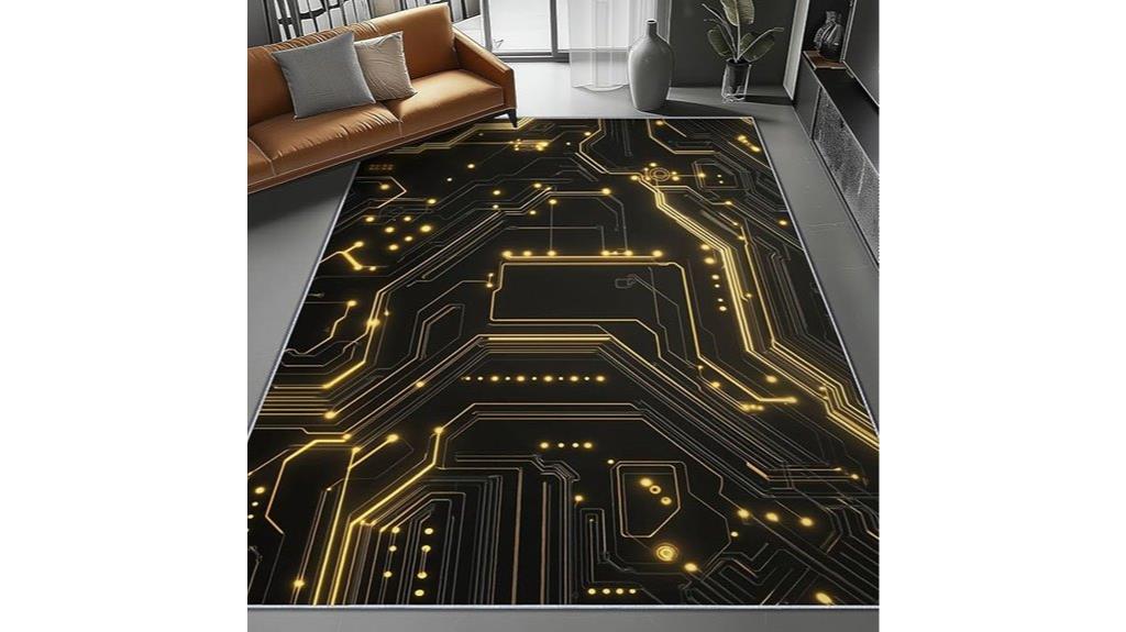 large washable fantasy rug