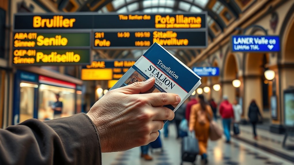 learn italian station signs