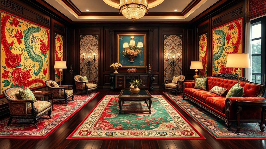 luxury custom silk carpets