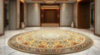 luxury foyer round rugs