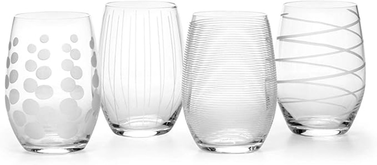 mikasa cheers wine glasses