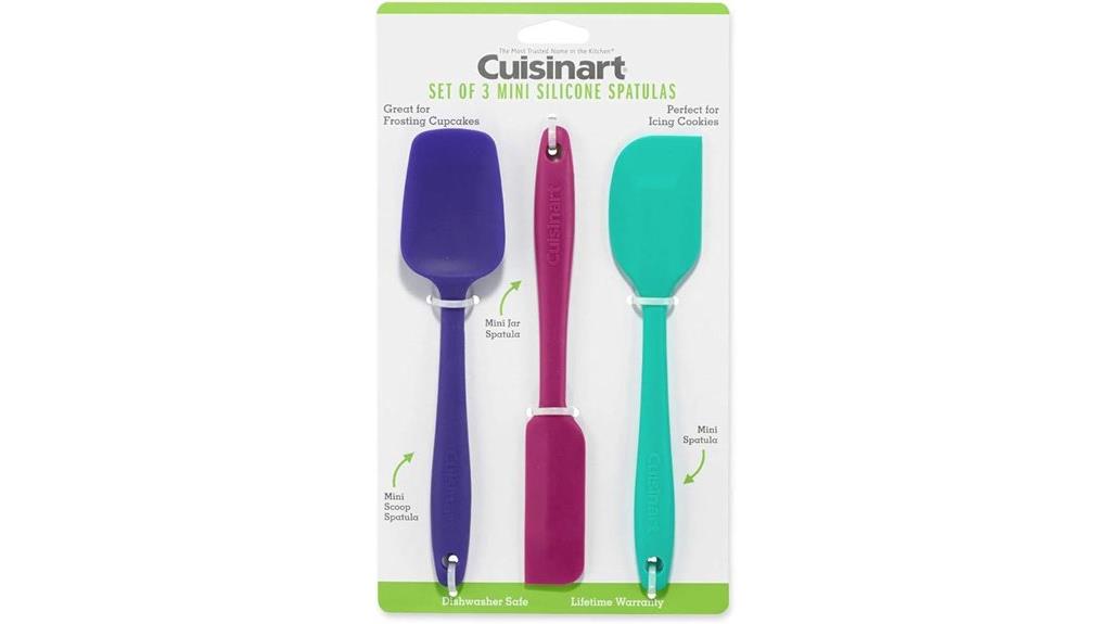 mini silicone spatula set