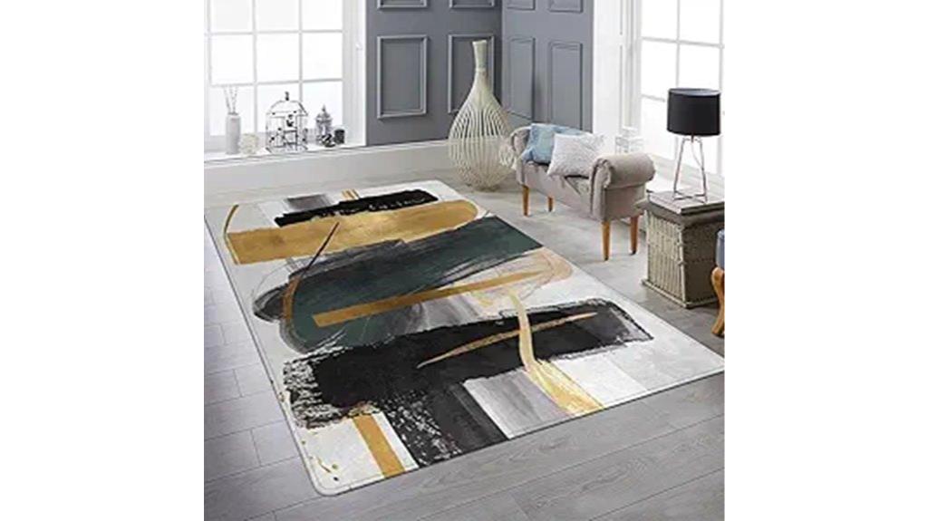 modern abstract 7x5 rug