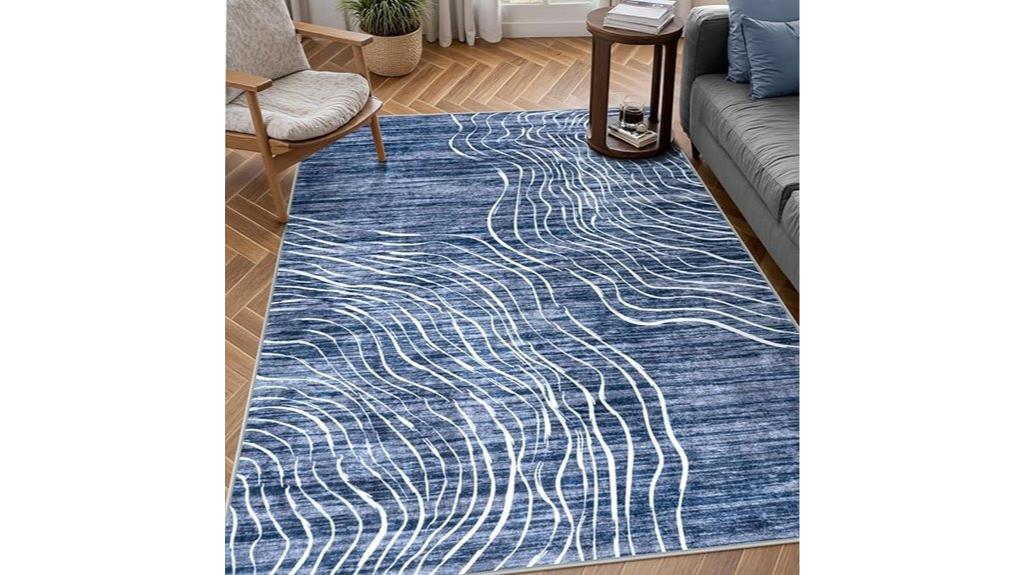 modern abstract living room rug