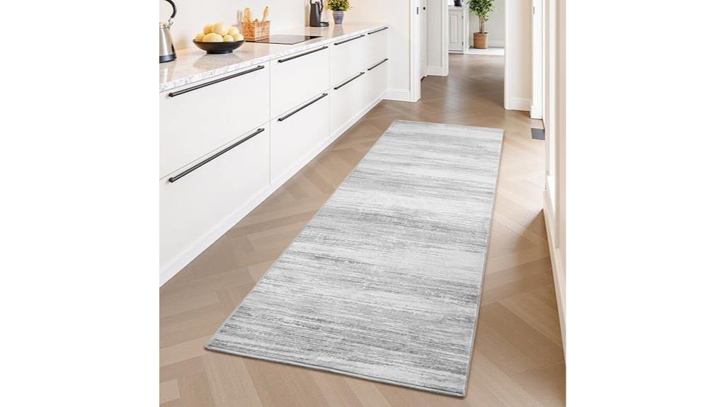 modern abstract runner rug