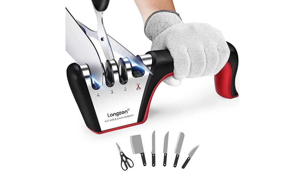 multi functional sharpener with accessories