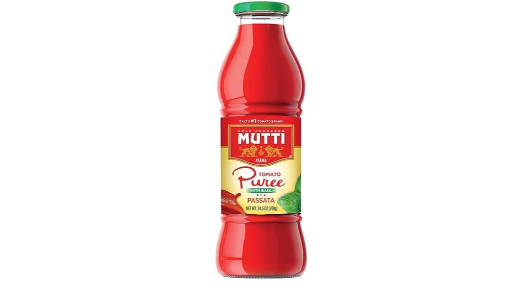 mutti basil tomato puree