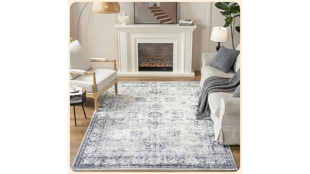 navy 6x9 living room rugs