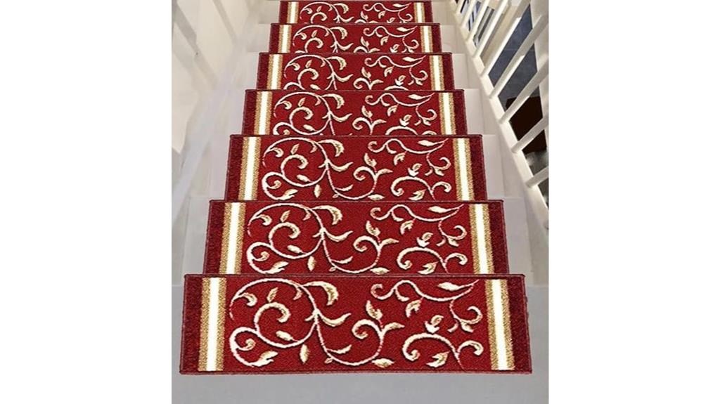 non slip stair carpet set