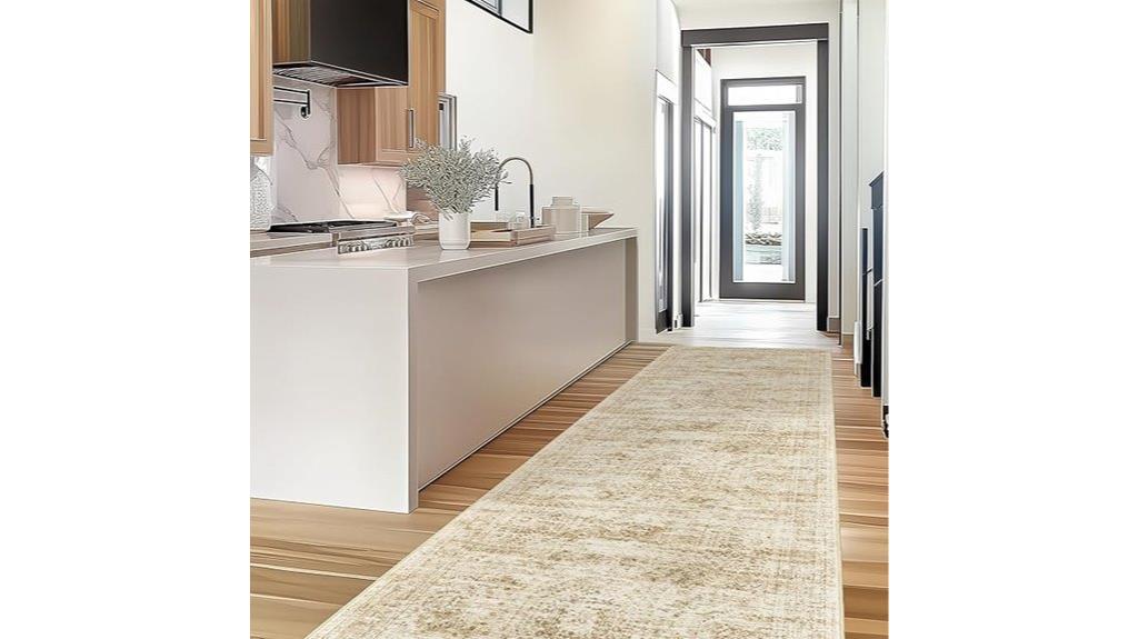 non slip washable hallway rug