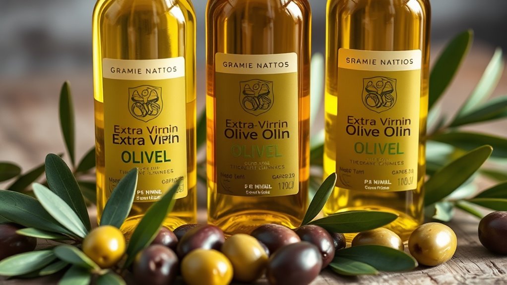 olive oil nutritional differences