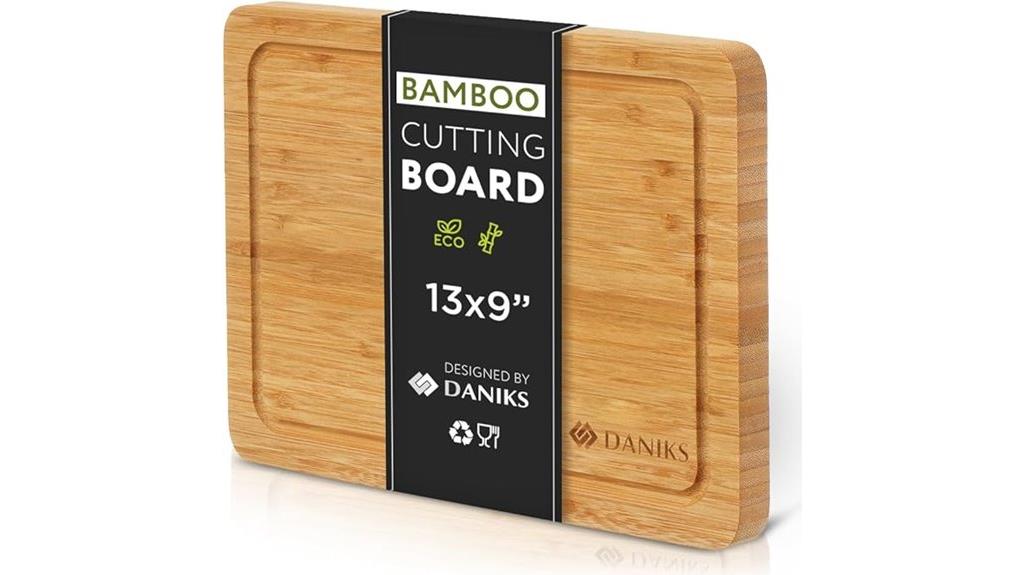 organic bamboo cutting board