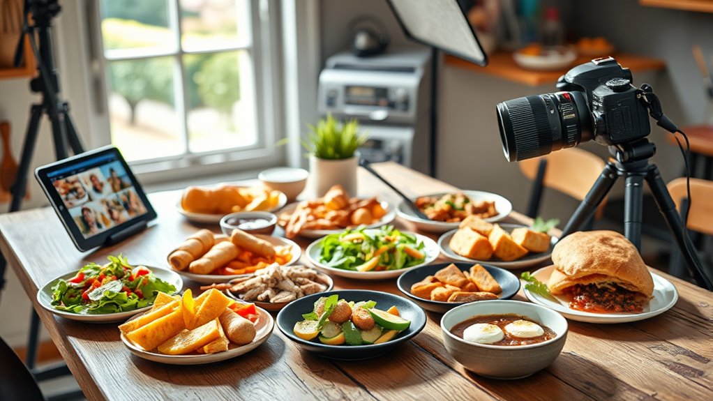 organize diverse recipe images