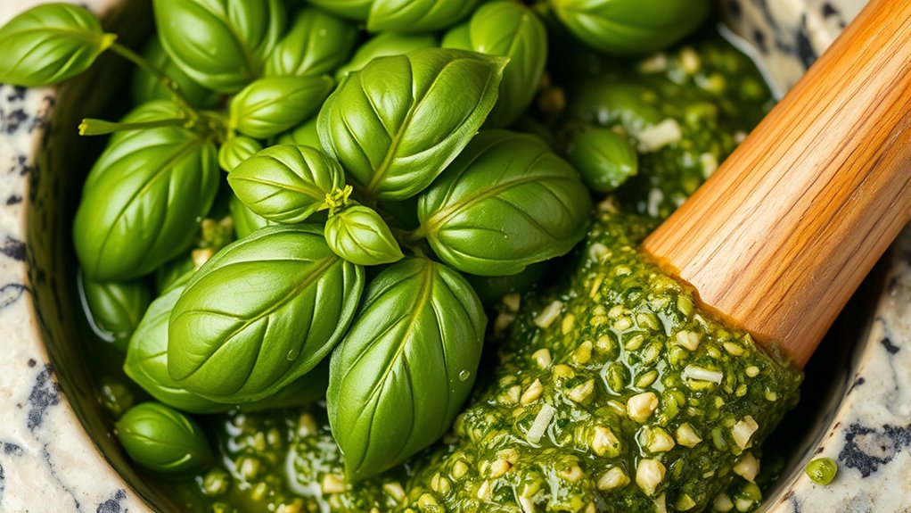 perfect pesto blending technique