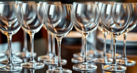 premium white wine glasses