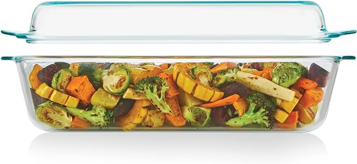pyrex 5 2 quart glass dish