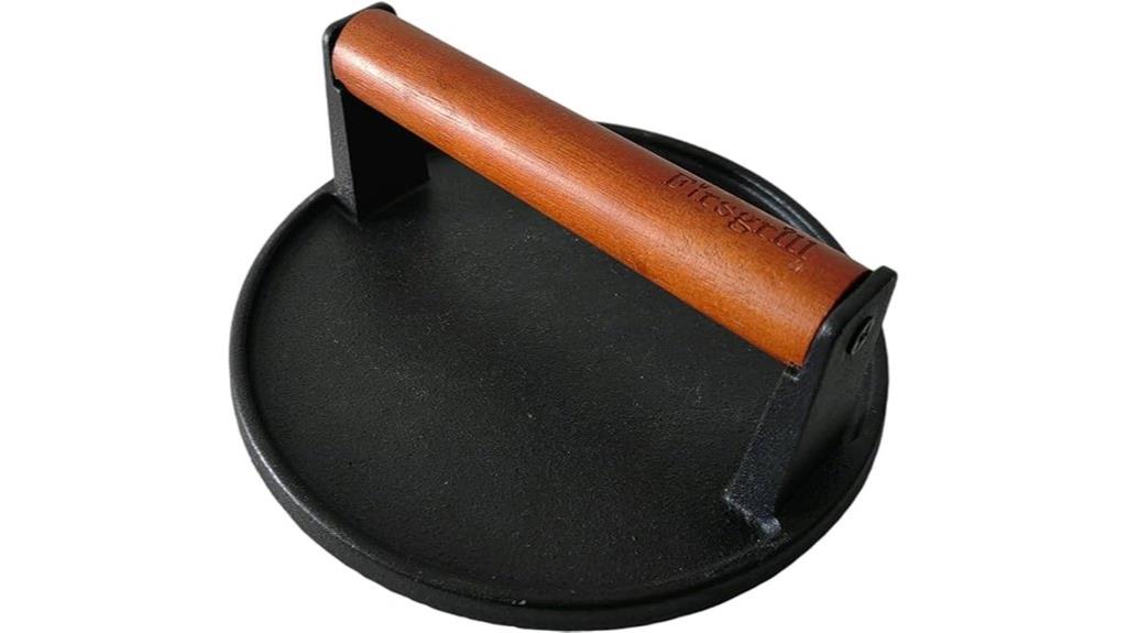 round cast iron press