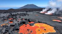 safe volcanic landscape visits