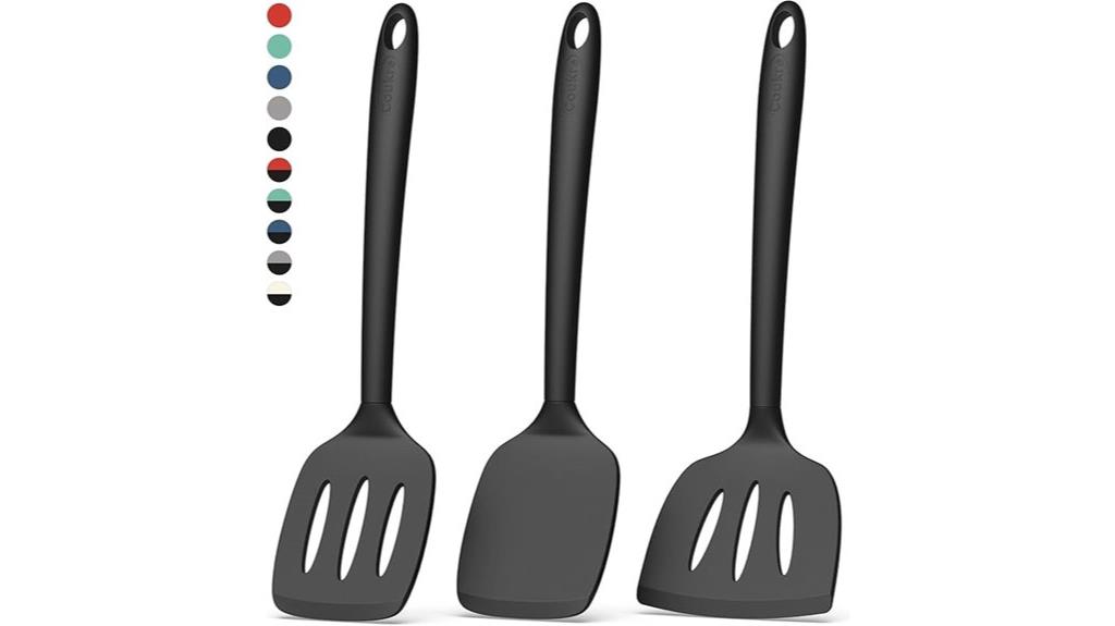 silicone heat resistant spatulas