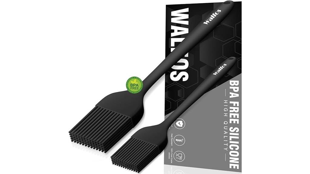 silicone pastry brush set