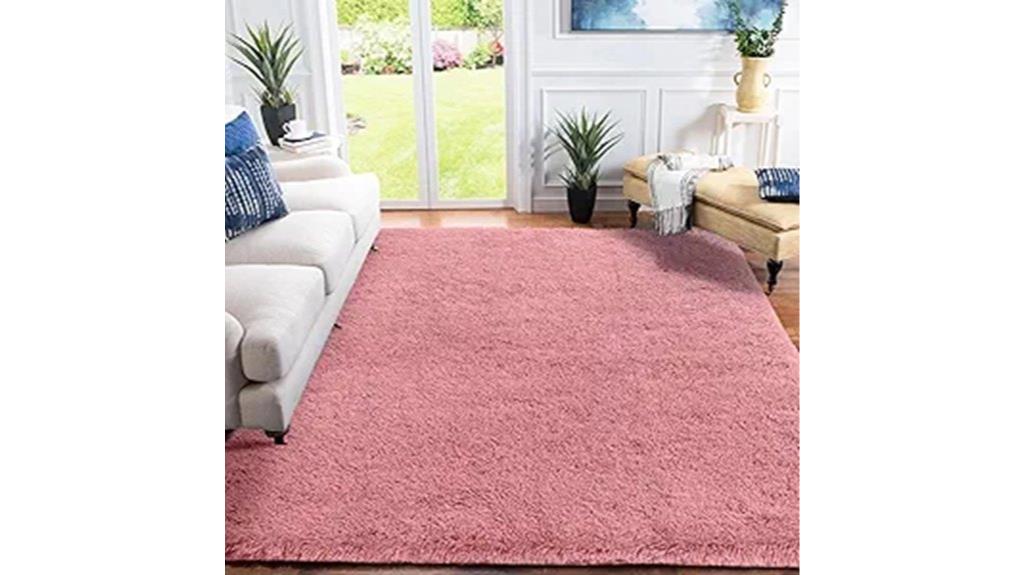 soft plush living rug