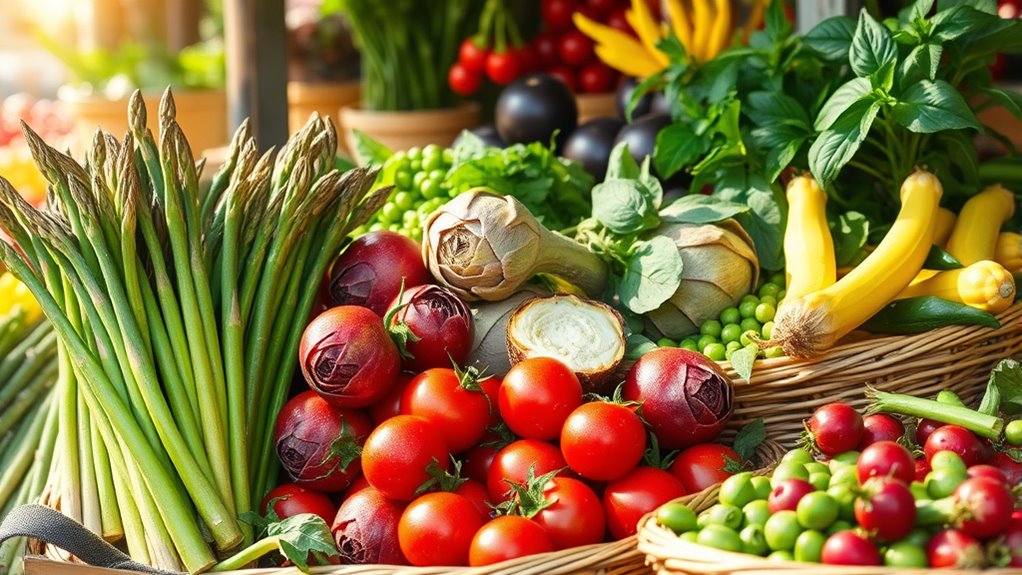 spring italian produce selection
