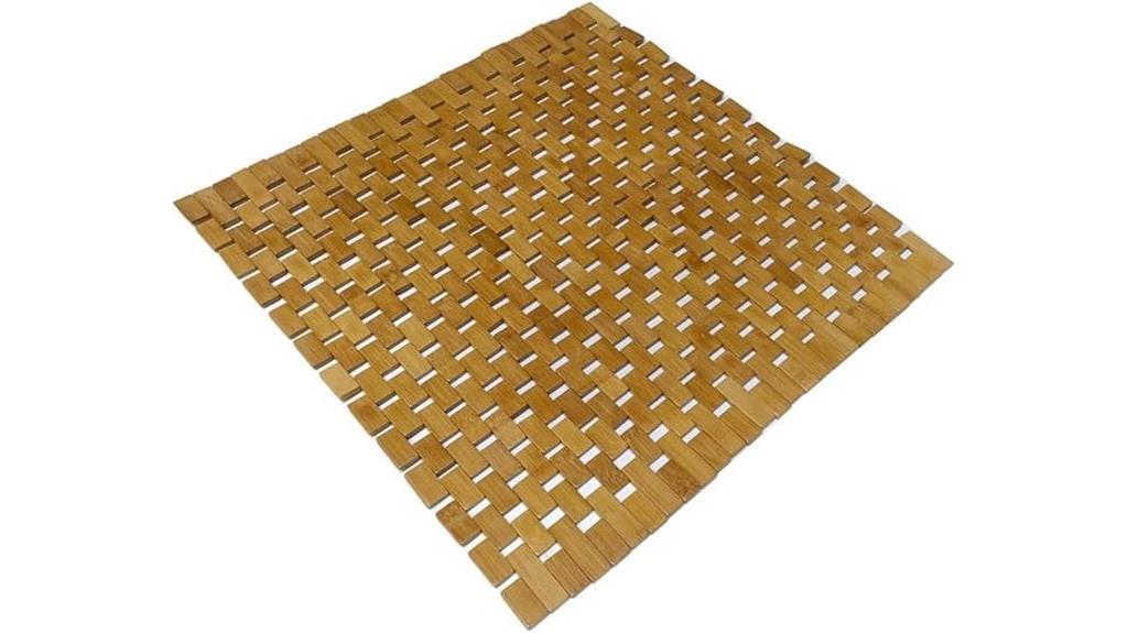 square non slip bath mat