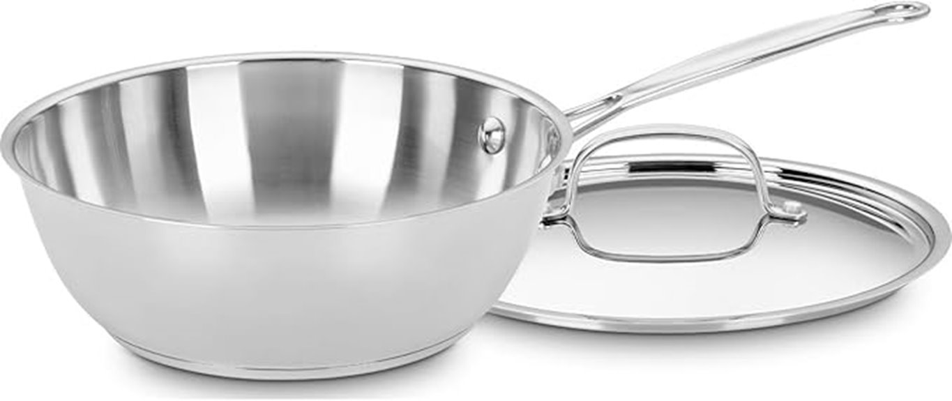 stainless chef s pan