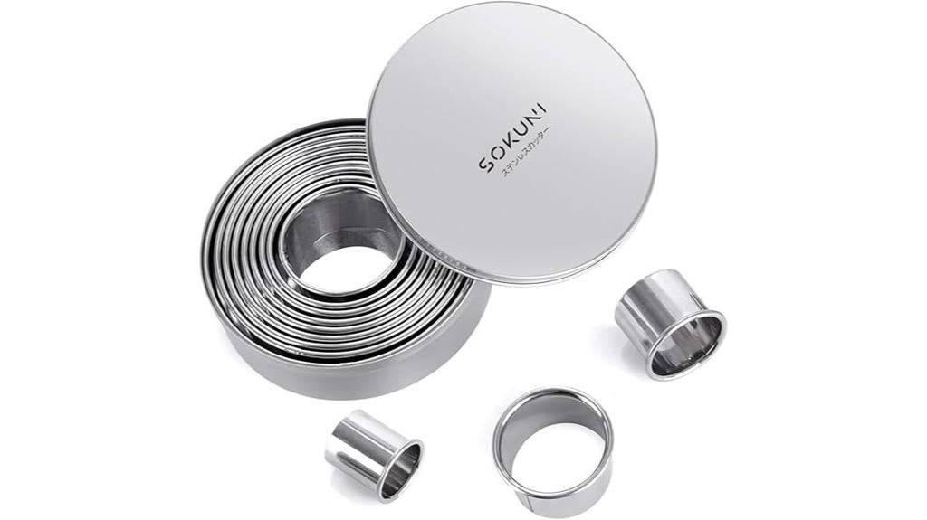 stainless steel baking set