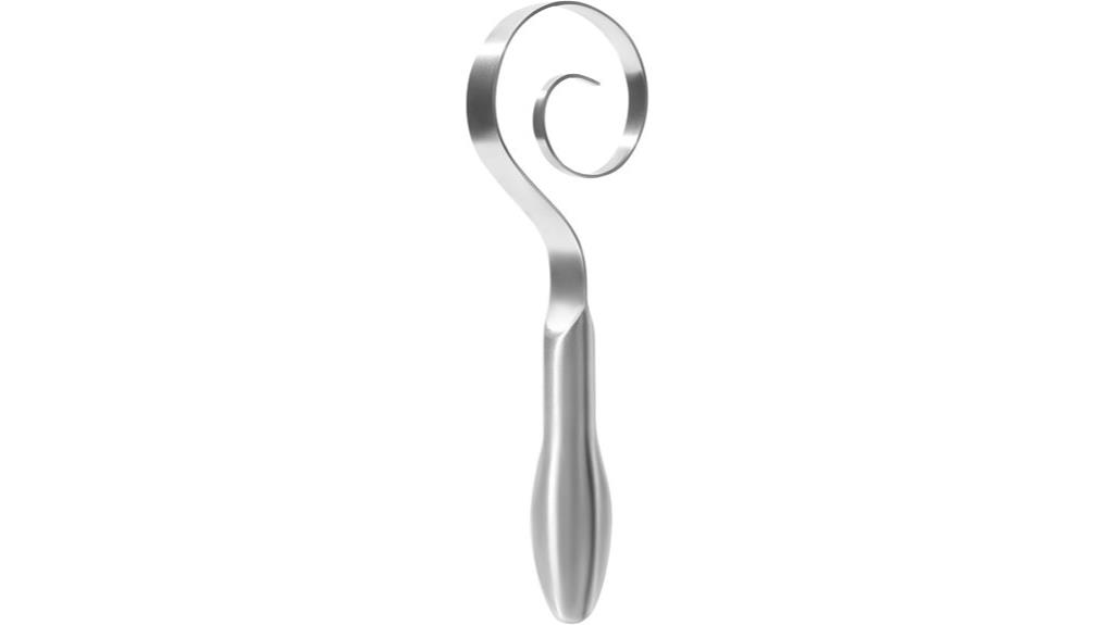 stainless steel dough whisk