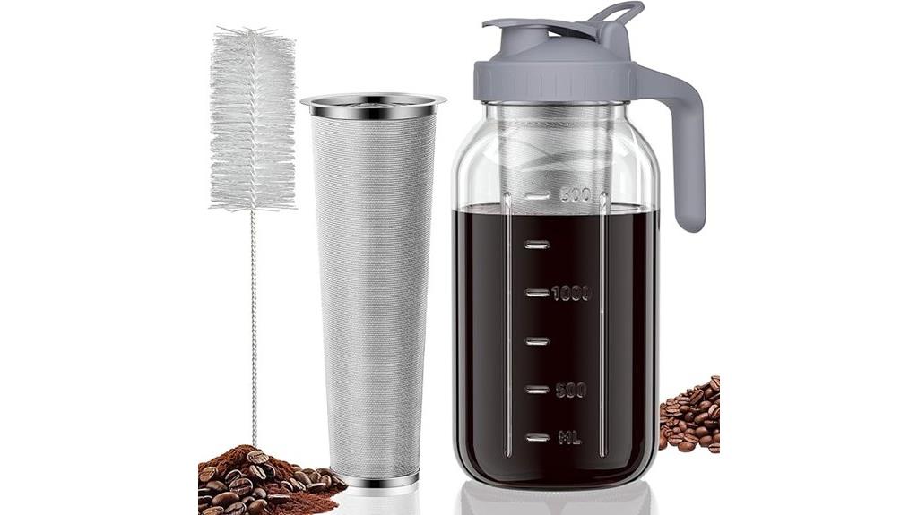 stainless steel filter jar