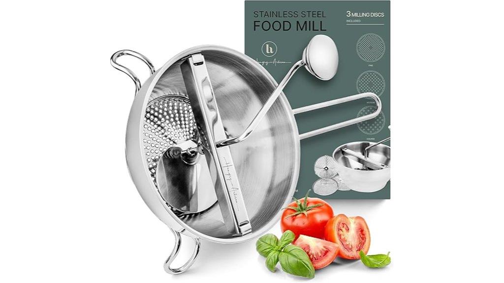 stainless steel food mill