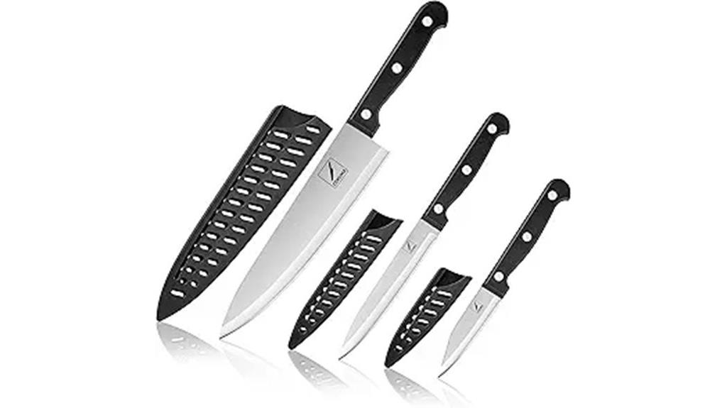 stainless steel kitchen knives