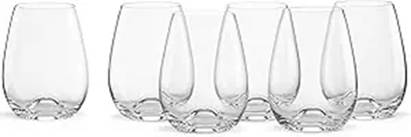 stemless glass set deal