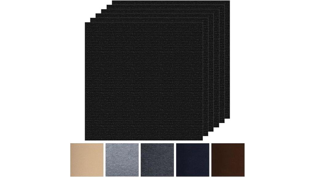 ten peel and stick tiles